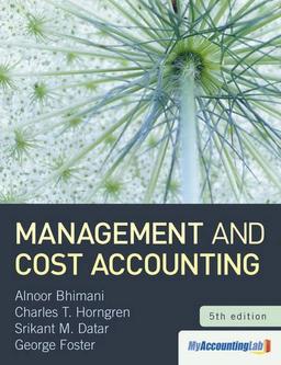 Management and Cost Accounting