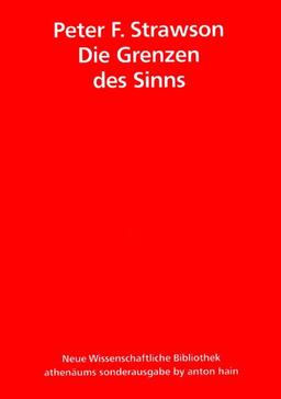 Die Grenzen des Sinns (Neue Wissenschaftliche Bibliothek)