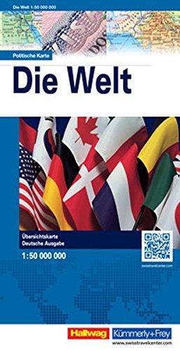 Welt politisch Karte: 1:50 Mio. (Kümmerly+Frey Welt- und Kontinentkarten)