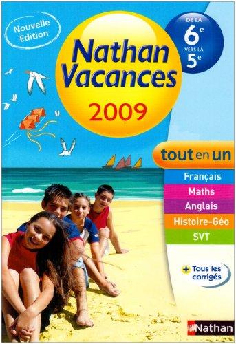 Nathan vacances, de la 6e vers la 5e : tout en un