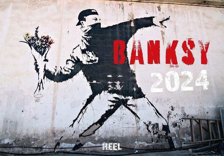 Banksy Kalender 2024: Ausgewählte Bilder des Graffiti-Künstlers