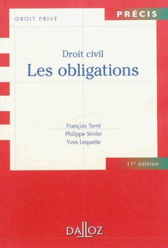 Droit civil : les obligations