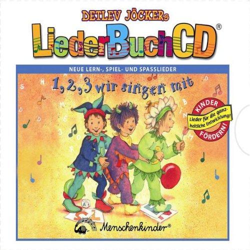 1, 2, 3 Wir Singen mit (Liederbuch CD) [Buch + CD]