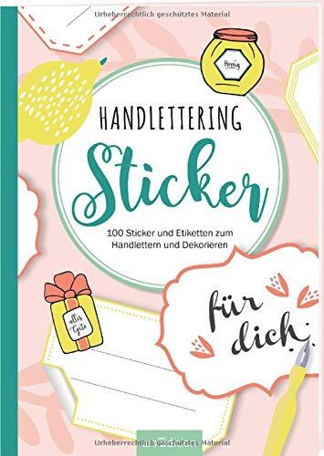 Handlettering-Sticker (Malprodukte für Erwachsene)