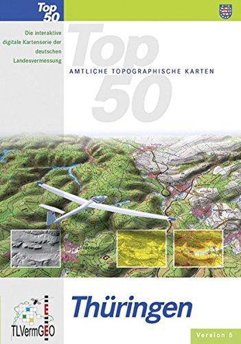 Top 50: Topographische Karten auf CD-ROM 1:50000 (Topographische Karten 1:50000 (TK 50) Thüringen (amtlich))