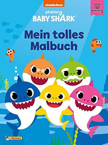 Baby Shark: Baby Shark: Mein tolles Malbuch: 80 Seiten Ausmalspaß!