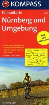 Nürnberg und Umgebung: Fahrradkarte. GPS-genau. 1:70000