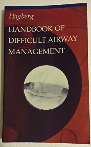 Handbook of Difficult Airway Management