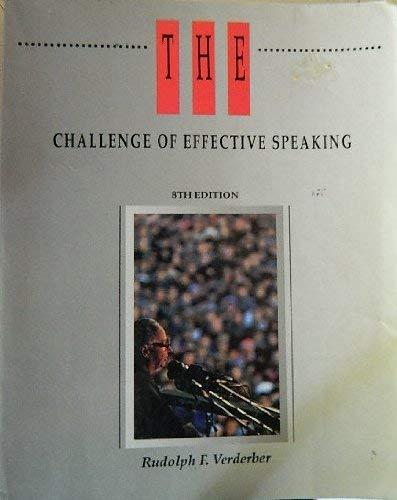 The Challenge of Effective Speaking