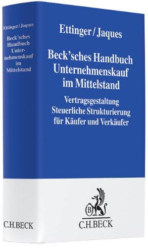 Beck'sches Handbuch Unternehmenskauf im Mittelstand