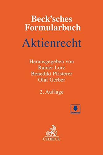 Beck'sches Formularbuch Aktienrecht