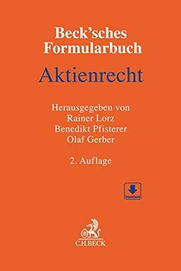 Beck'sches Formularbuch Aktienrecht