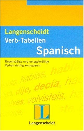 Langenscheidts Verb-Tabellen, Spanisch