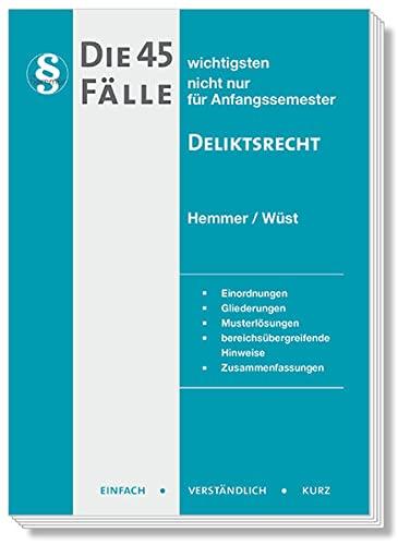 Die 45 wichtigsten Fälle Deliktsrecht (Skripten - Zivilrecht)