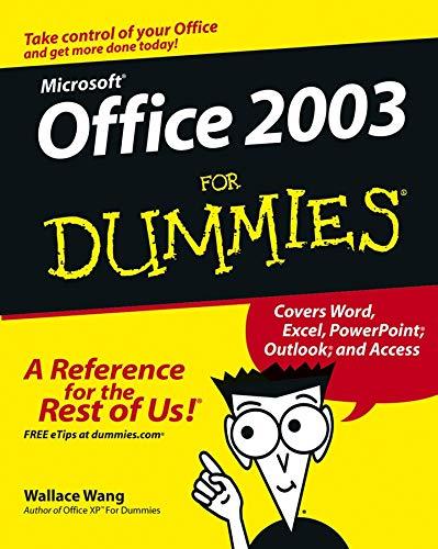 Microsoft Office 2003 For Dummies (For Dummies Series)