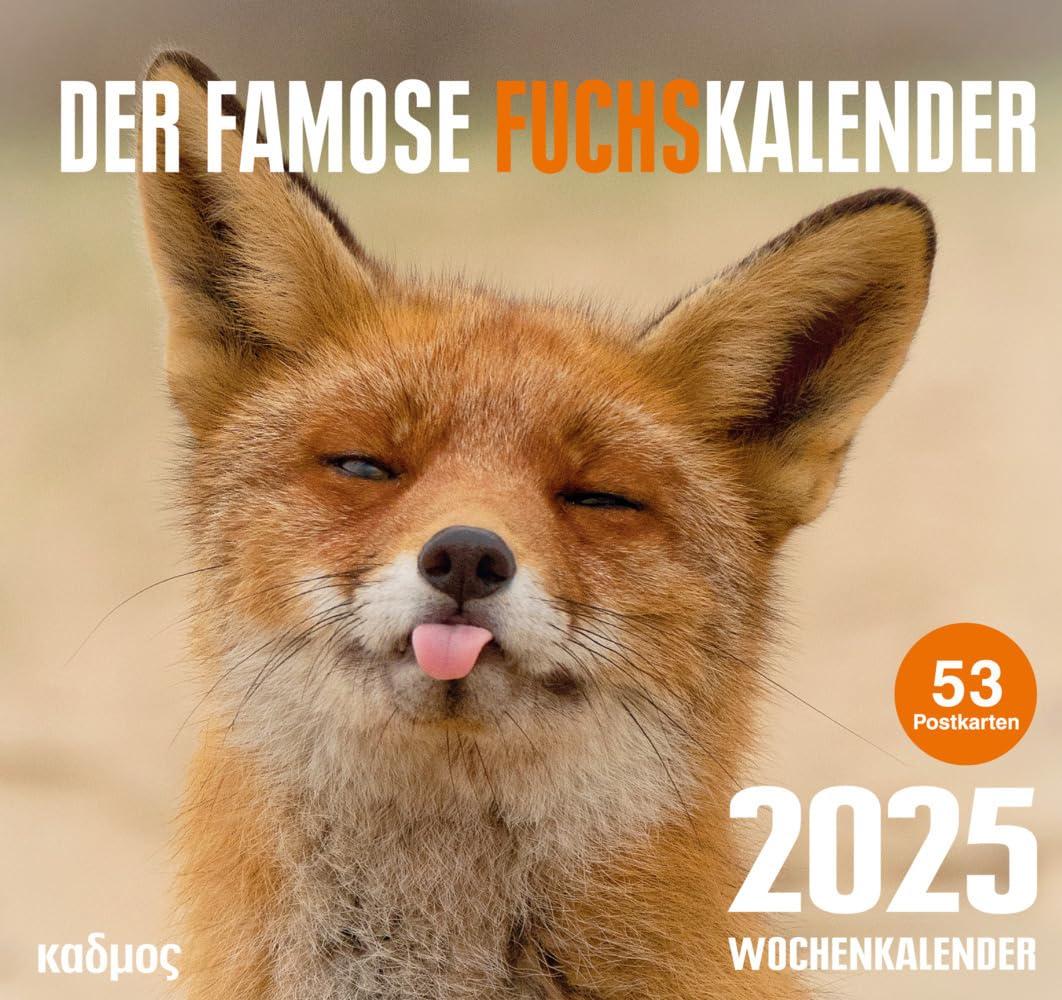 Der famose Fuchskalender (2025) (Kadmos' koole Postkartenkalender)