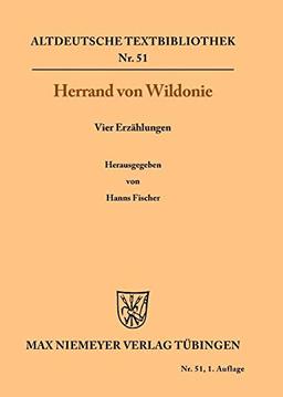 Vier Erzählungen (Altdeutsche Textbibliothek, 51, Band 51)