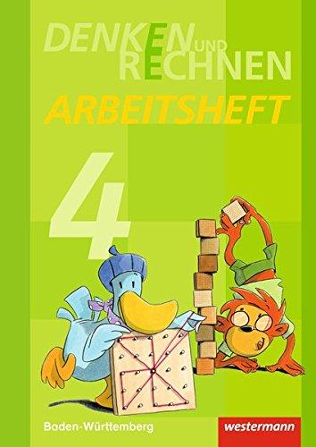 Denken und Rechnen - Ausgabe 2016 für Grundschulen in Baden-Württemberg: Arbeitsheft 4