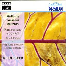 Mozart;Piano Conc.25/Sym.40