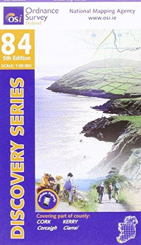 Irish Discovery Series 84. Cork, Kerry 1 : 50 000