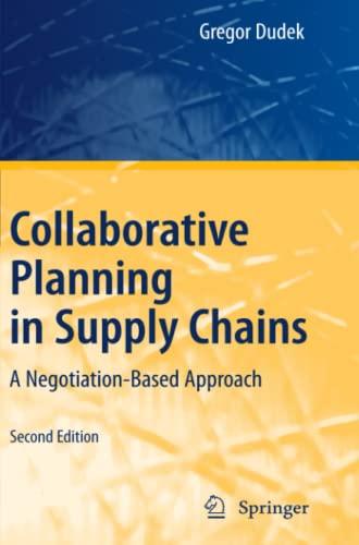 Collaborative Planning in Supply Chains: A Negotiation-Based Approach