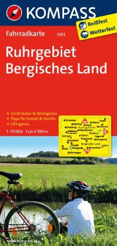 Ruhrgebiet - Bergisches Land: Fahrradkarte. GPS-genau. 1:70000