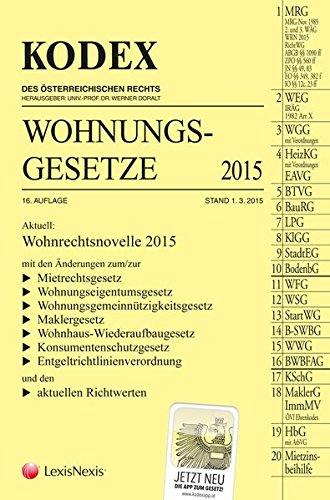 KODEX Wohnungsgesetze 2015