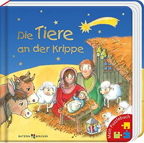 Die Tiere an der Krippe: Mein Puzzlebuch (Pappbilderbücher)