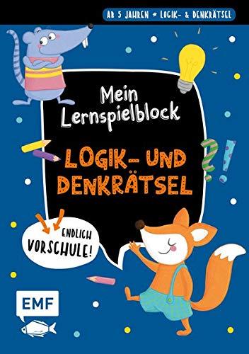 Endlich Vorschule! Mein Lernspielblock – Logik- und Denkrätsel: Gegensätze, Zusammenhänge und Fehler finden ab 5 Jahren