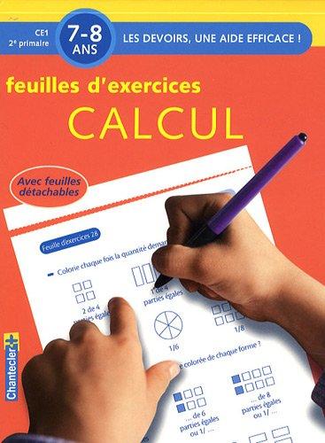 Calcul, 7-8 ans, CE1-2e primaire : feuilles d'exercices