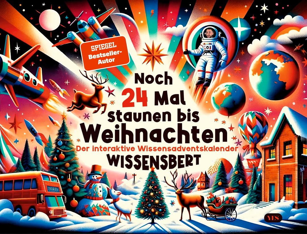 Noch 24 Mal staunen bis Weihnachten: Der interaktive Wissensadventskalender