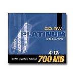 Platinum CD-RW Rohling wiederbeschreibbar 4x-12x 700 MB/80min (1 Stck.) im Jewel Case