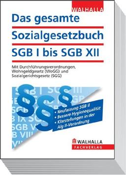 Das gesamte Sozialgesetzbuch SGB I bis SGB XII Ausgabe 2011/I: Mit Durchführungsverordnungen, Wohngeldgesetz (WoGG) und Sozialgerichtsgesetz (SGG) [Broschiert]