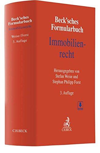 Beck'sches Formularbuch Immobilienrecht