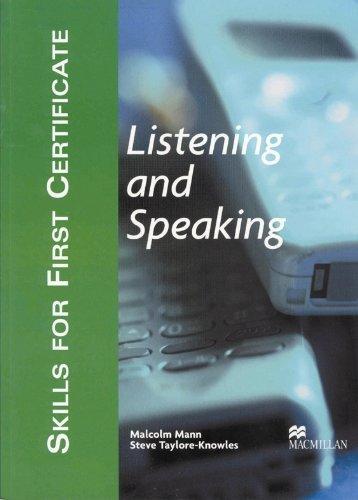 SKILLS FOR FC: Listening & Speak Sts: Listening and Speaking - Student's Book (Skills for First Certificate)