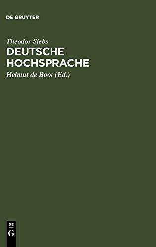 Deutsche Hochsprache: Bühnenaussprache