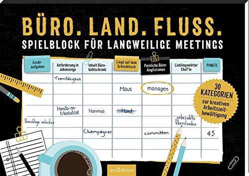 Büro. Land. Fluss.: Spielblock für langweilige Meetings