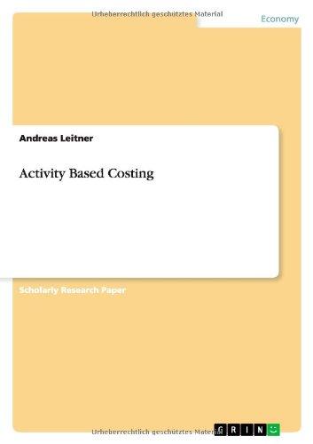 Activity Based Costing