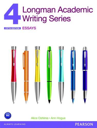 Longman Academic Writing Series 4, Essential Online Resources (OLP/Instant Access) 1 Yr Subscription: Essays