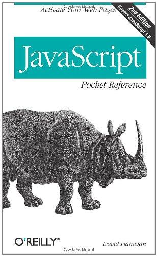 JavaScript Pocket Reference (Pocket Reference (O'Reilly))