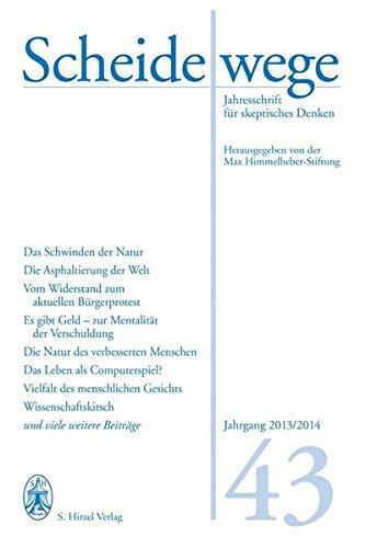 Scheidewege: Jahresschrift für skeptisches Denken. Jahrgang 44 - 2014/2015