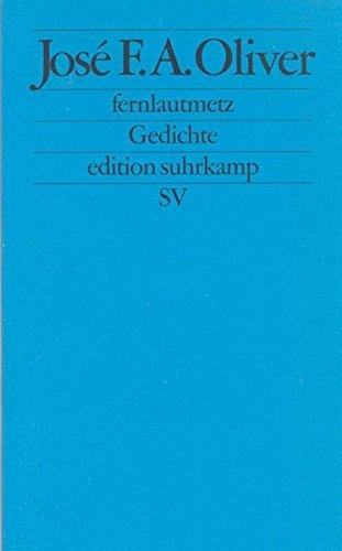 fernlautmetz: Gedichte (edition suhrkamp)