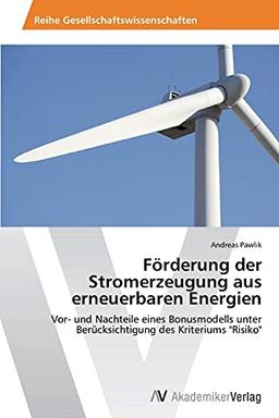 Förderung der Stromerzeugung aus erneuerbaren Energien: Vor- und Nachteile eines Bonusmodells unter Berücksichtigung des Kriteriums "Risiko"