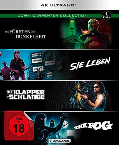 John Carpenter Collection (4 4K Ultra HDs) (exklusiv Amazon) [Blu-ray]