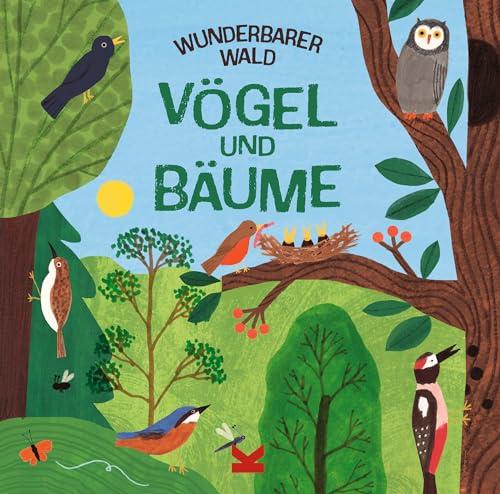 Wunderbarer Wald: Vögel und Bäume