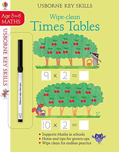 Wipe-Clean Times Tables 5-6 (Key Skills)