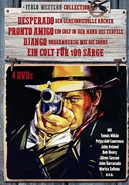 Italo-Western Collection (4er-Schuber: Desperado - Pronto Amigo - Django - Ein Colt für 100 Särge) [4 DVDs]