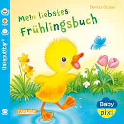 Baby Pixi (unkaputtbar) 147: Mein liebstes Frühlingsbuch: Babybuch ab 12 Monaten mit ersten Wörtern rund um die Osterzeit - auch für die Badewanne geeignet (147)