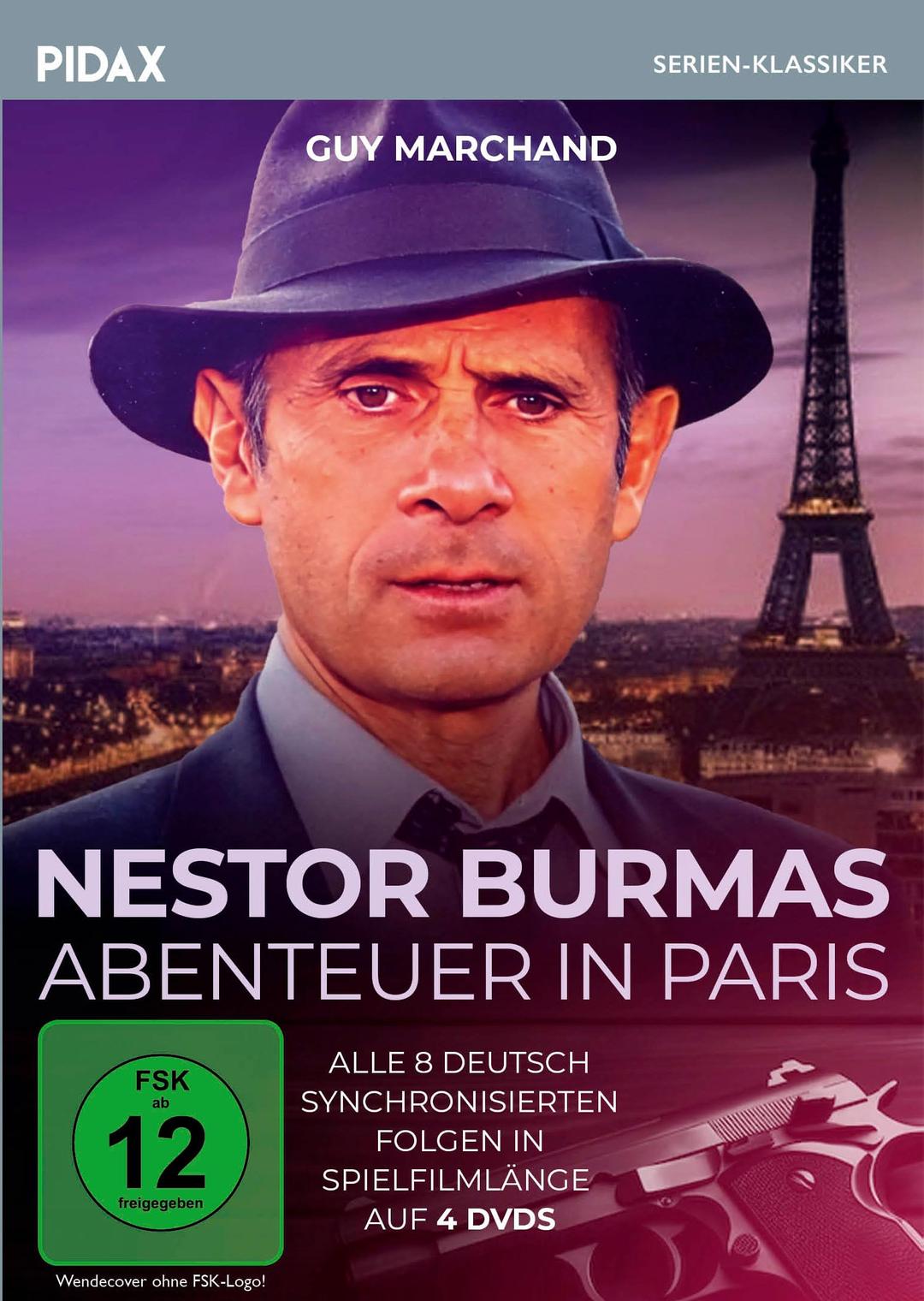 Nestor Burmas Abenteuer in Paris / Alle 8 deutsch synchronisierten Folgen der Krimiserie nach den Romanen von Léo Malet (Pidax Serien-Klassiker) [4 DVDs]