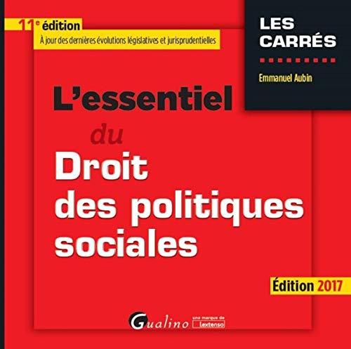 L'essentiel du droit des politiques sociales